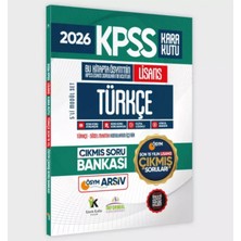 Karakutu Yayınları 2026 Fulllisans Kpss Lisans Türkçe Kara Kutu Ösym Çıkmış Soru Bankası Son 15 Yıl(Sadece Lisans)