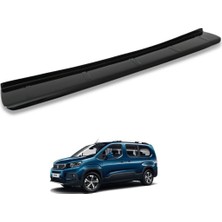 Türkset Rifter - Doblo - Proace - Berlingo - Combo Arka Tampon Eşiği Koruma Akrilik Abs Parlak Siyah