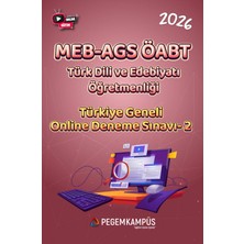 Pegem Kampüs 2026 MEB-AGS ÖABT Türk Dili ve Edebiyatı Öğretmenliği Türkiye Gen