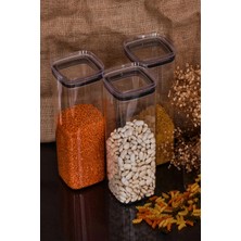 Fithome 12'li Büyük Boy 2.1 Litre Ekstra Güçlü Vakumlu Şeffaf Saklama Kabı