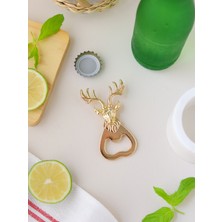 Feyza Design Yılbaşı Temalı Geyik Tasarımlı Şişe Açacağı, Pratik ve Şık Tasarım