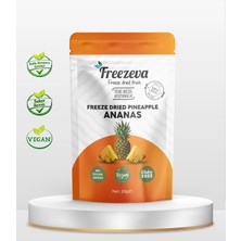 Freezeva Ananas Kuru Meyve Cipsi 20 gr - Freeze Dried Pineapple - Ananas Meyve Cipsi