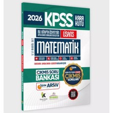 Karakutu Yayınları 2026 Fulllisans Kpss Lisans Matematik Kara Kutu Ösym Çıkmış Soru Bankası Son 15 Yıl(Sadece Lisans)
