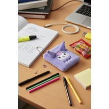 Miniso Kuromi Koleksiyonu Kolyeli Peluş Defter (64 Yaprak)