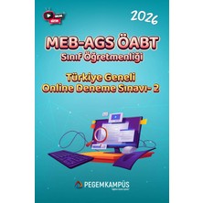 Pegem Kampüs 2026 MEB-AGS ÖABT Sınıf Öğretmenliği Türkiye Geneli Online Deneme