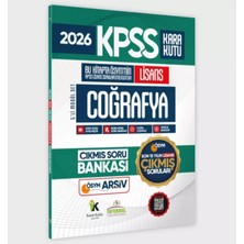 Karakutu Yayınları 2026 Fulllisans Kpss Lisans Coğrafya Kara Kutu Ösym Çıkmış Soru Bankası Son 15 Yıl(Sadece Lisans)