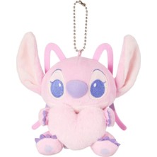 Miniso Disney Stitch Lisanslı Kalpli Peluş Oyuncak (Angel)