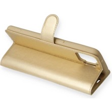 isiltikidsmoda Newface Oppo A73 Kılıf Trend S Plus Kapaklı Kılıf - Gold