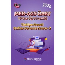 Pegem Kampüs 2026 MEB-AGS ÖABT Türkçe Öğretmenliği Türkiye Geneli Online Denem