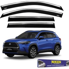 Btl Otomotiv Corolla Cross 2020-2023 Kromlu Cam Rüzgarlığı Uyumlu