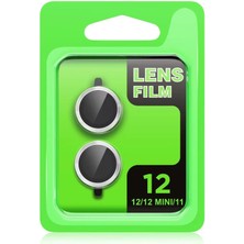 isiltikidsmoda Newface iPhone 12 Raze Metal Kamera Lens - Yeşil