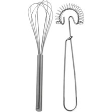 Feyza Design Paslanmaz Çelik 2 Parça Tel Çırpıcı Seti, Pratik Mutfak Gereçleri