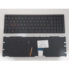 Nion Asus GL702VM-GC047T GL702VM-GC144T Uyumlu Laptop Notebook Klavye (Siyah Tr Aydınlatmalı)