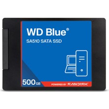 Wd Blue SA510 Sata SSD 2,5 Inç/7 mm Kasalı - 500 GB