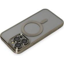 isiltikidsmoda Newface iPhone 14 Pro Max Kılıf Kross Magneticsafe Kapak - Titan Gri