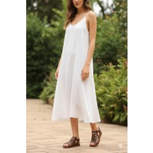 Shoemix Hakiki Deri Kahverengi Kafesli Kadın Bodrum Sandalet - Günlük Konforlu Yazlık Ayakkabı