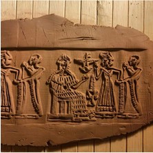 Feyza Design 8 cm Inanna Tanrıça Doku Rulosu, Seramik ve Kil Için Dekoratif Silindirik Desen