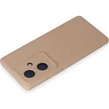 isiltikidsmoda Newface Vivo V29 Lite Kılıf Nano Içi Kadife Silikon - Pudra