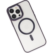isiltikidsmoda Newface iPhone 13 Pro Kılıf Room Magneticsafe Silikon - Derin Mor