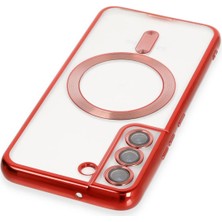 isiltikidsmoda Newface Samsung Galaxy S22 Kılıf Kross Magneticsafe Kapak - Kırmızı