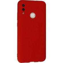 isiltikidsmoda Newface Huawei P Smart 2019 Kılıf Nano Içi Kadife Silikon - Kırmızı