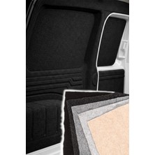 Sayın Tekstil Oto Panelvan Döşeme Kabin-Pandizot Kaplama Için Esnek Yumoş Halı - Siyah - 200 cm