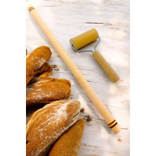 Feyza Design Paslanmaz Oklava Rulo Merdane, Pratik ve Dayanıklı Mutfak Aleti