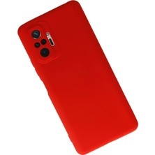 isiltikidsmoda Newface Xiaomi Redmi Note 10 Pro Kılıf Nano Içi Kadife Silikon - Kırmızı