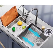 Gürtuz Ultrasonik Dijital Akıllı Evye – Otel, Işyeri ve Lokanta Kullanımına Uygun