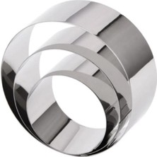 Feyza Design Paslanmaz Yuvarlak Pasta Kalıbı 7cm ve 12CM Set