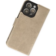 isiltikidsmoda Newface iPhone 14 Pro Kılıf Trend S Plus Kapaklı Kılıf - Gold