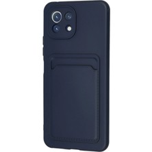 isiltikidsmoda Newface Xiaomi Mi 11 Kılıf Kelvin Kartvizitli Silikon - Lacivert