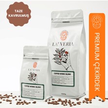 La'veria Works Blend Çekirdek Kahve 1000 g - Guatemala & Colombia , Çikolata ve Fındık Aromalı Orta Kavrum