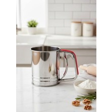 Feyza Design Paslanmaz Çelik Un Eleği, Pratik ve Kullanışlı Mutfak Gereci