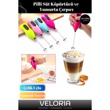 Feyza Design Mini Çelik Uçlu Elektrikli Kahve ve Sos Köpürtücü