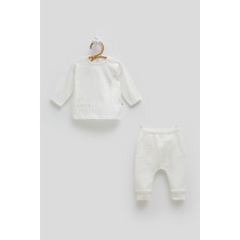 Caramell 0-12 Ay Arası Jungle Friends Ikili Takım - Ekru