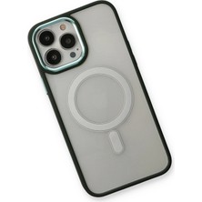 isiltikidsmoda Newface iPhone 14 Pro Kılıf Room Magneticsafe Silikon - Köknar Yeşili