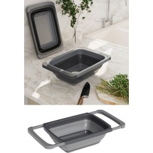 Feyza Design Çok Katlı Ayarlanabilir Evye Süzgeci, 6,3 Litre, Pratik ve Kullanışlı