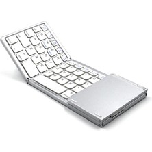 Hzl Katlanabilir Bluetooth Portatif Cep Boyutunda Her Cihaz ile Uyumlu Bluetooth Klavye