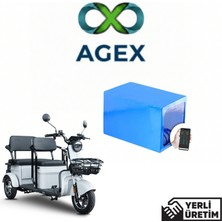 Agex Enerji Yuki Greta 57 72 Volt 30 Ah Lifepo4 Batarya-Akü