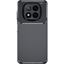 isiltikidsmoda Newface Xiaomi Redmi Note 14 Pro 4g Kılıf Auto Focus Karbon Kapak - Siyah