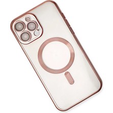 isiltikidsmoda Newface iPhone 15 Pro Kılıf Kross Magneticsafe Kapak - Rose