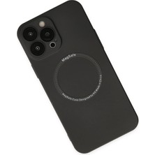 isiltikidsmoda Newface iPhone 14 Pro Kılıf Jack Magneticsafe Lens Silikon - Siyah
