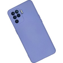isiltikidsmoda Newface Oppo Reno 5 Lite Kılıf Nano Içi Kadife Silikon - Lila
