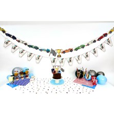 Fluparty Vintage Racing - Yarış Arabası Temalı Parti Seti