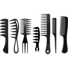 Gaman Profesyonel 7'li Saç Şekillendirme ve Tasarım Tarak Seti - Antistatik Berber Tipi