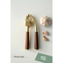 Feyza Design Altın Sarımsak Ezici, Sağlıklı ve Pratik Mutfak Aracı