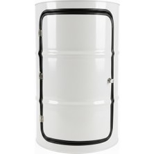 Greenmall Metal Varil Dolap Beyaz