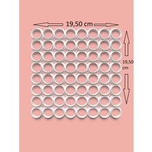 Feyza Design Çoklu Yuvarlak Kurabiye ve Şeker Hamuru Kalıbı 2 cm (0,79 Inç)