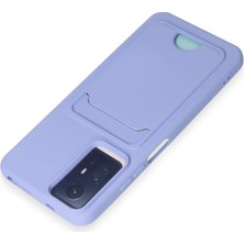 isiltikidsmoda Newface Xiaomi Redmi Note 12S Kılıf Kelvin Kartvizitli Silikon - Lila